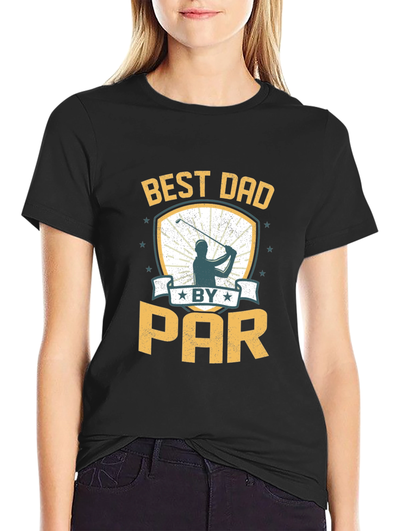 Best Dad By Par T-Shirt | Golf Lover Gift