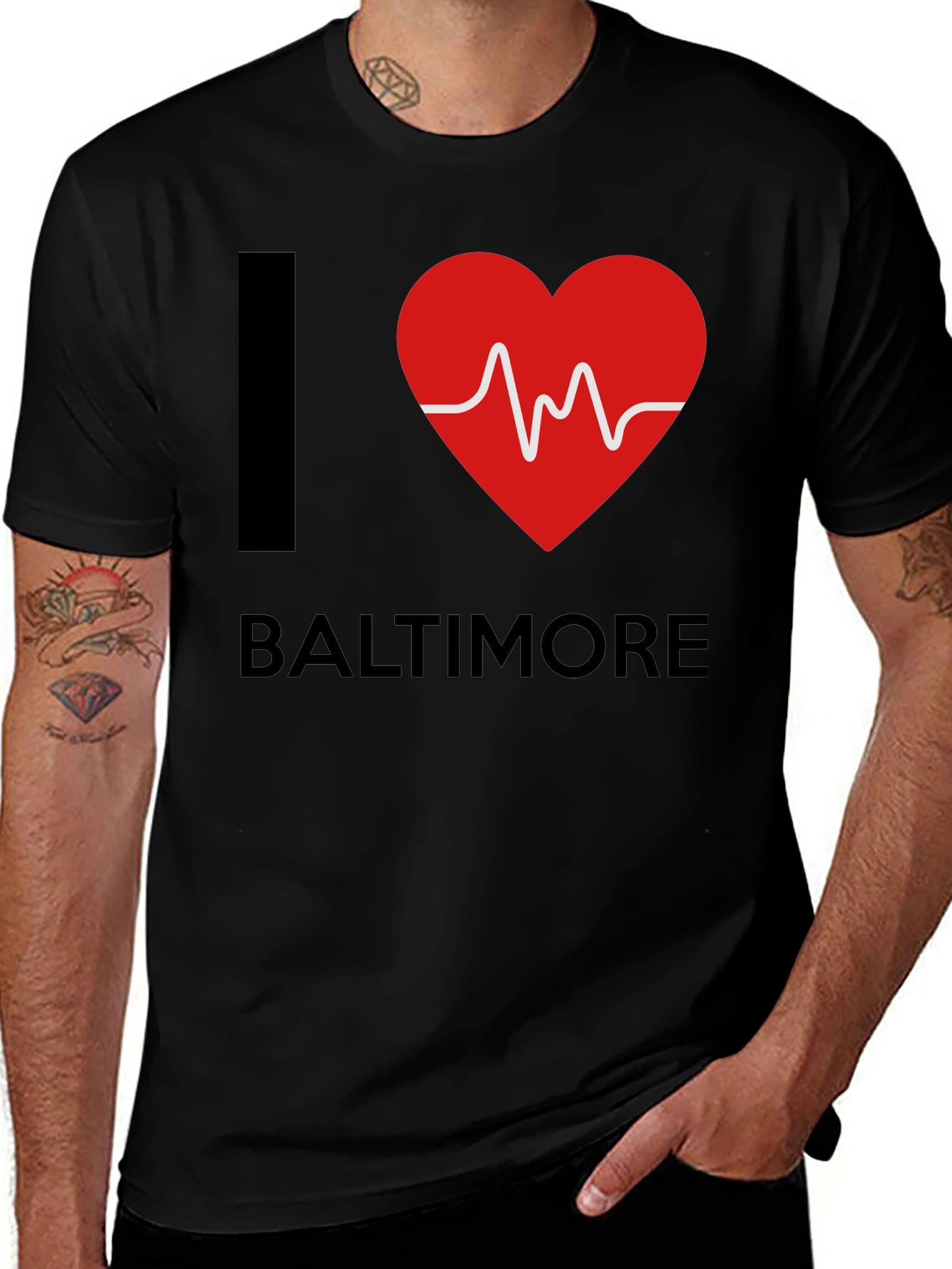 I Heart Baltimore Graphic T-Shirt
