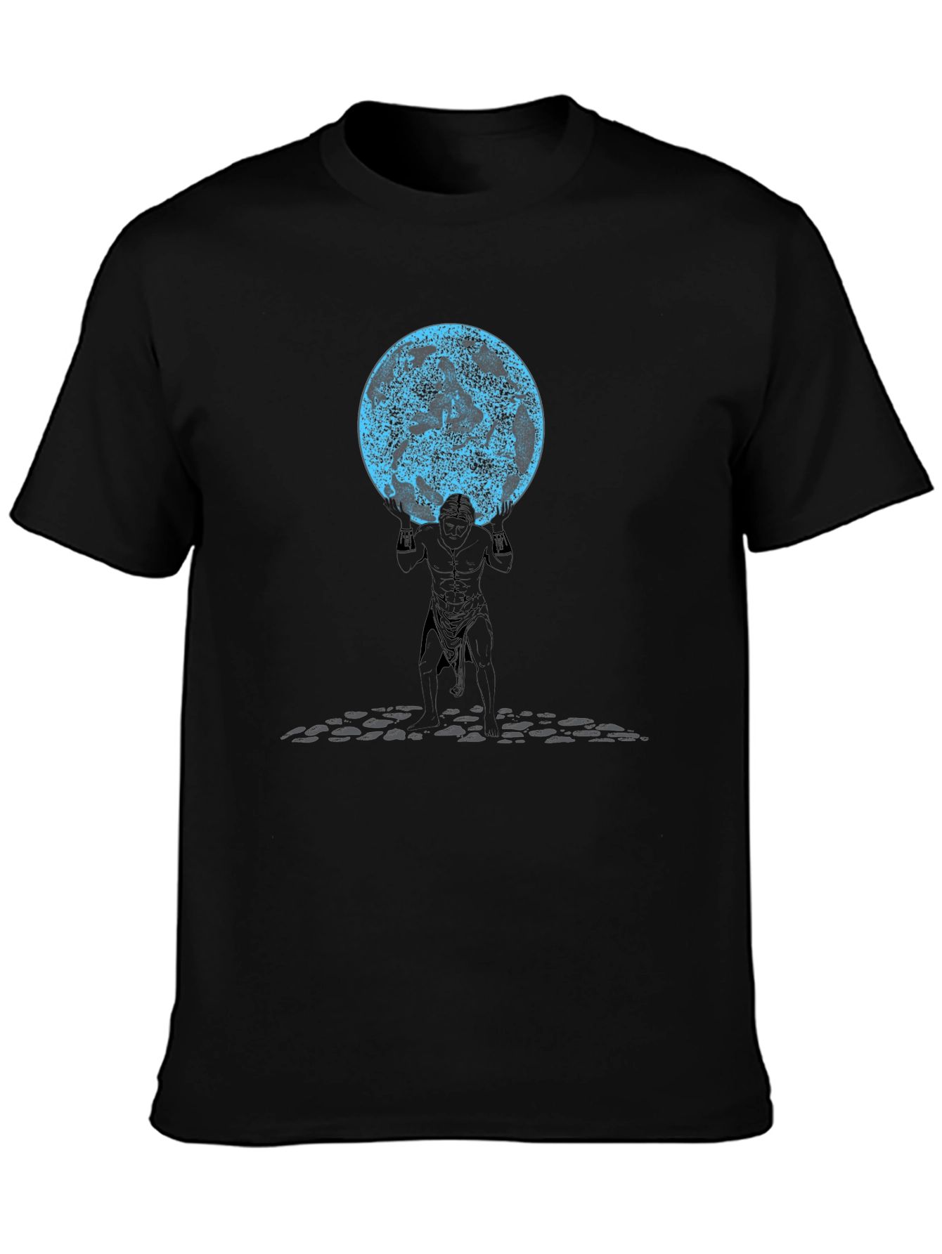 Atlas Holding the World Mens Graphic Tee