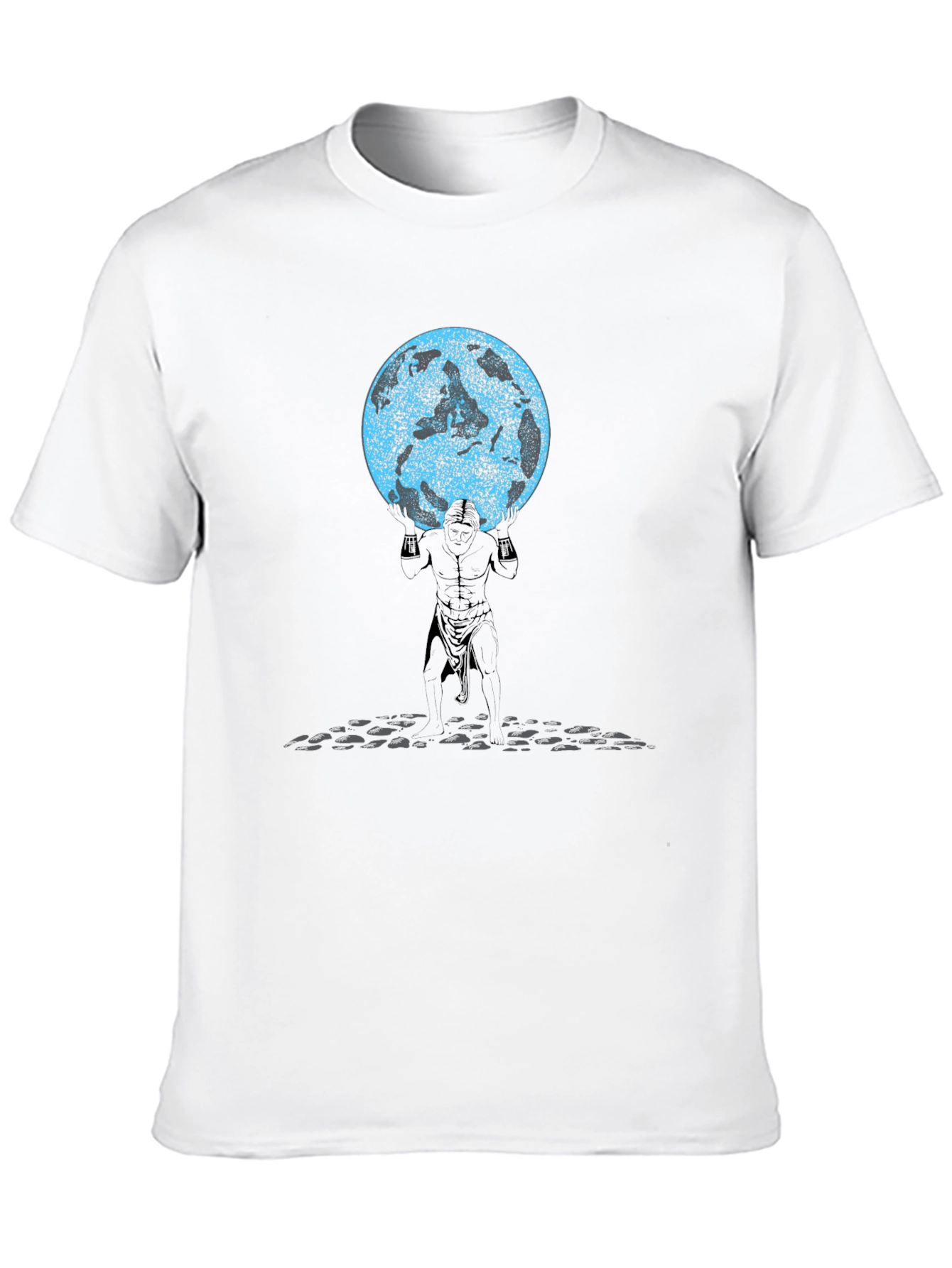 Atlas Holding the World Mens Graphic Tee