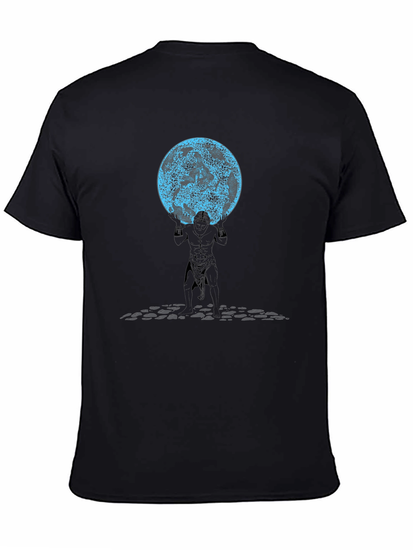 Atlas Holding the World Mens Graphic Tee
