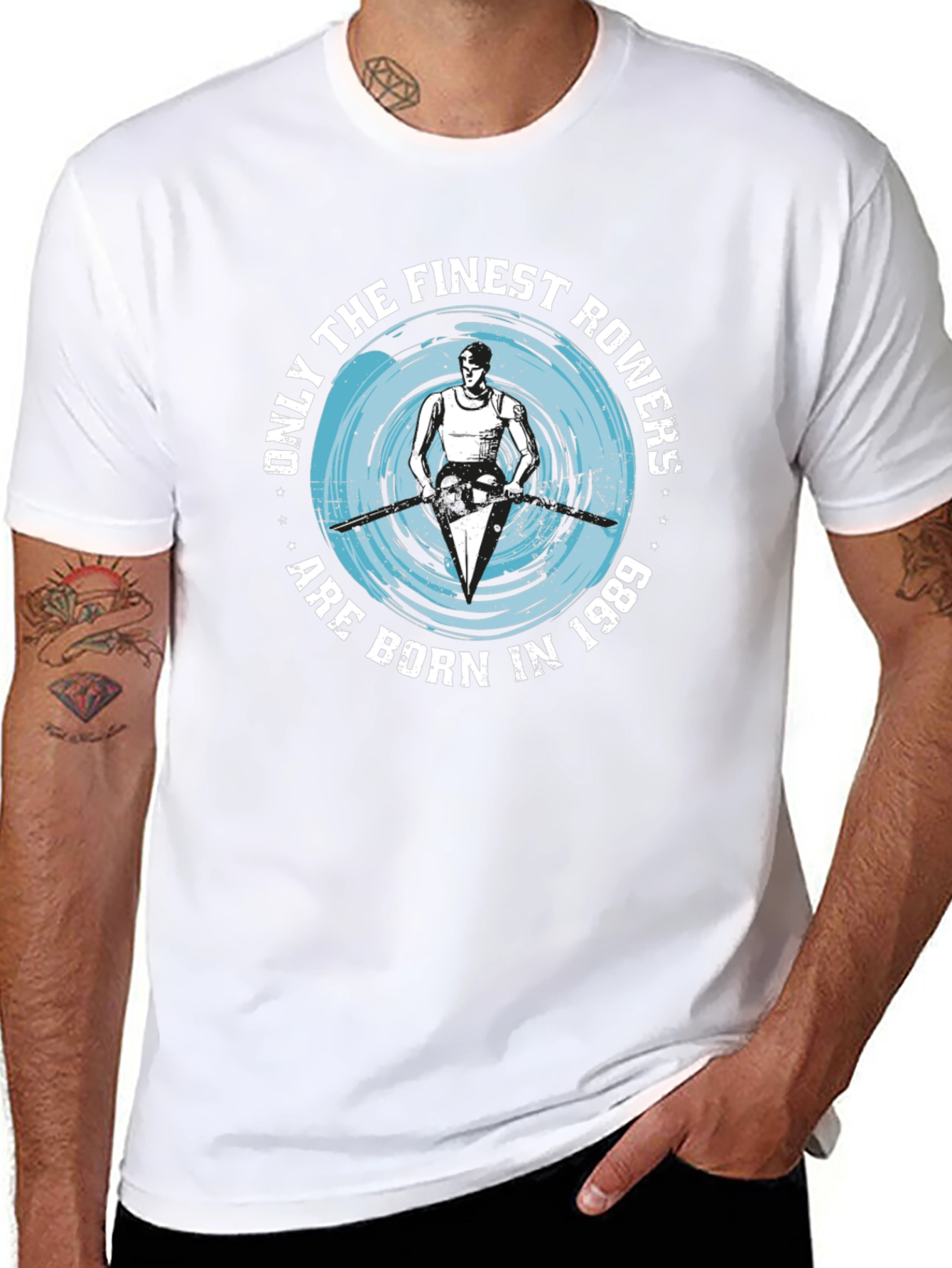 Finest Rowers Born in 1989 Graphic T-Shirt