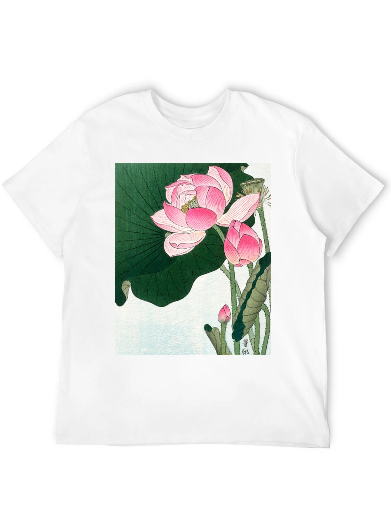 Lotus Print T-Shirt