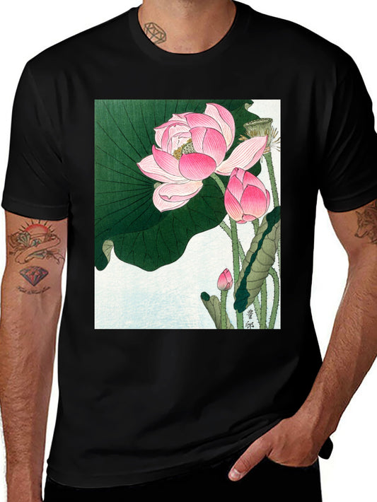 Lotus Print T-Shirt