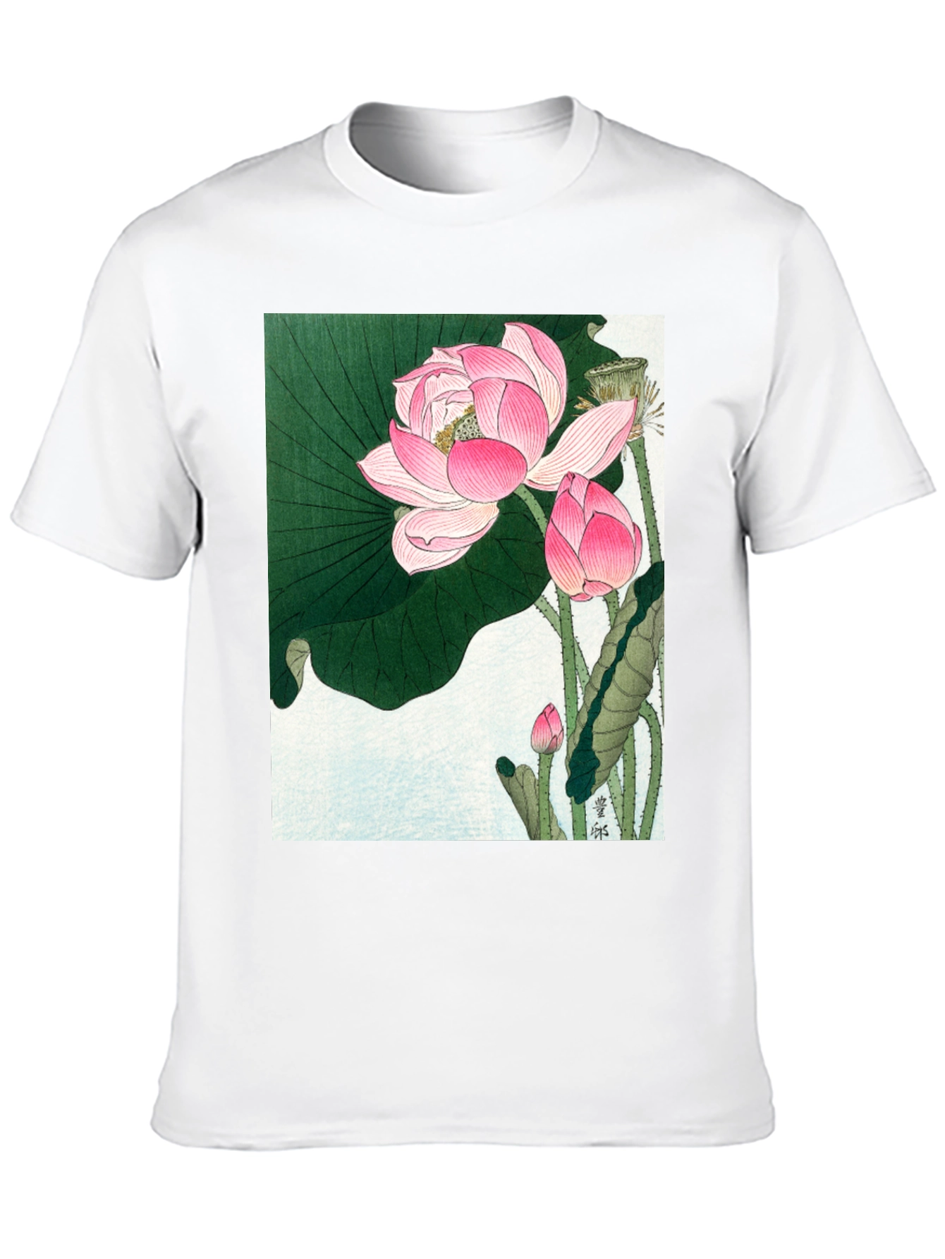 Lotus Print T-Shirt