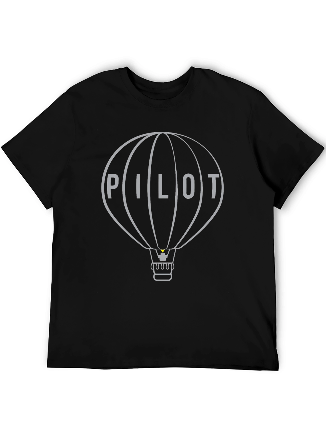 Pilot Hot Air Balloon Graphic T-Shirt