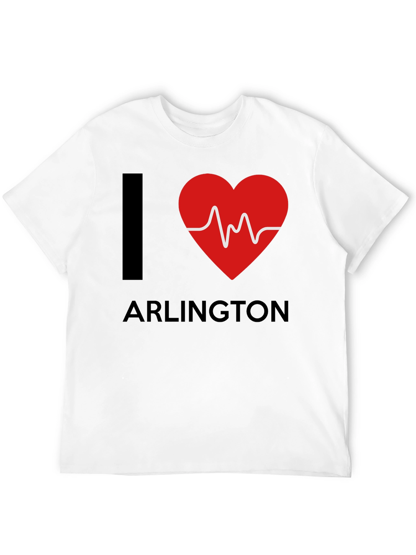 I Heart Arlington Graphic Tee - Black Cotton