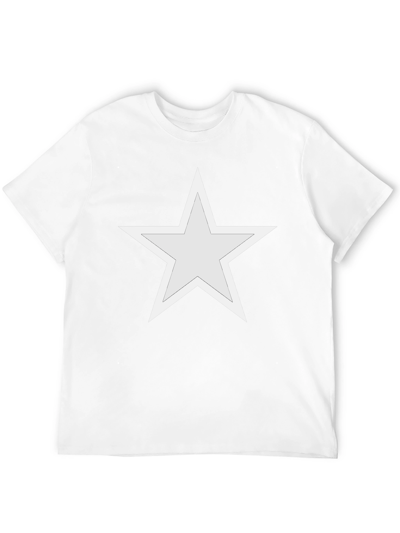 Star Graphic Tee - Casual Style Black T-Shirt
