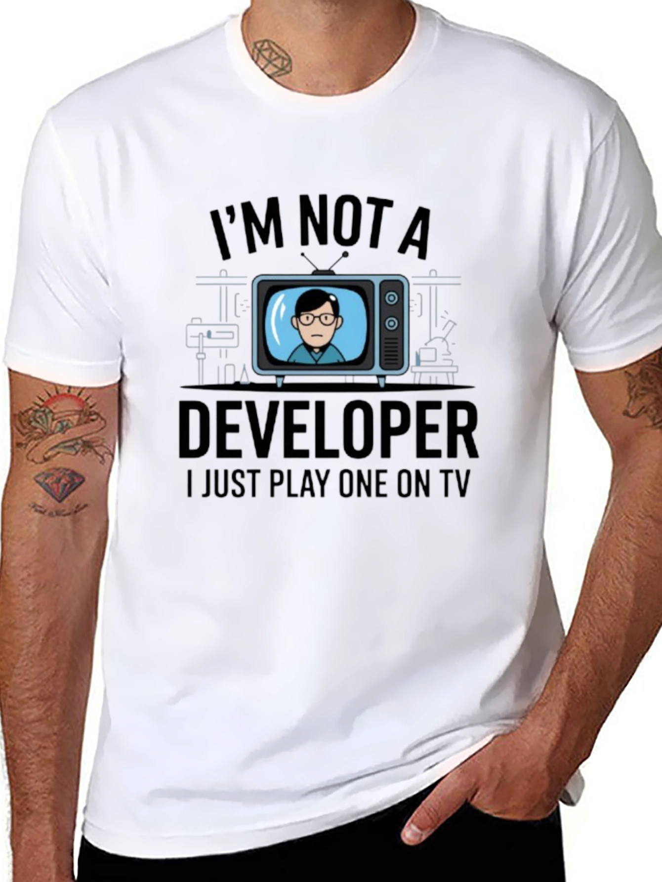 Im Not A Developer T-Shirt - Funny Programmer Tee