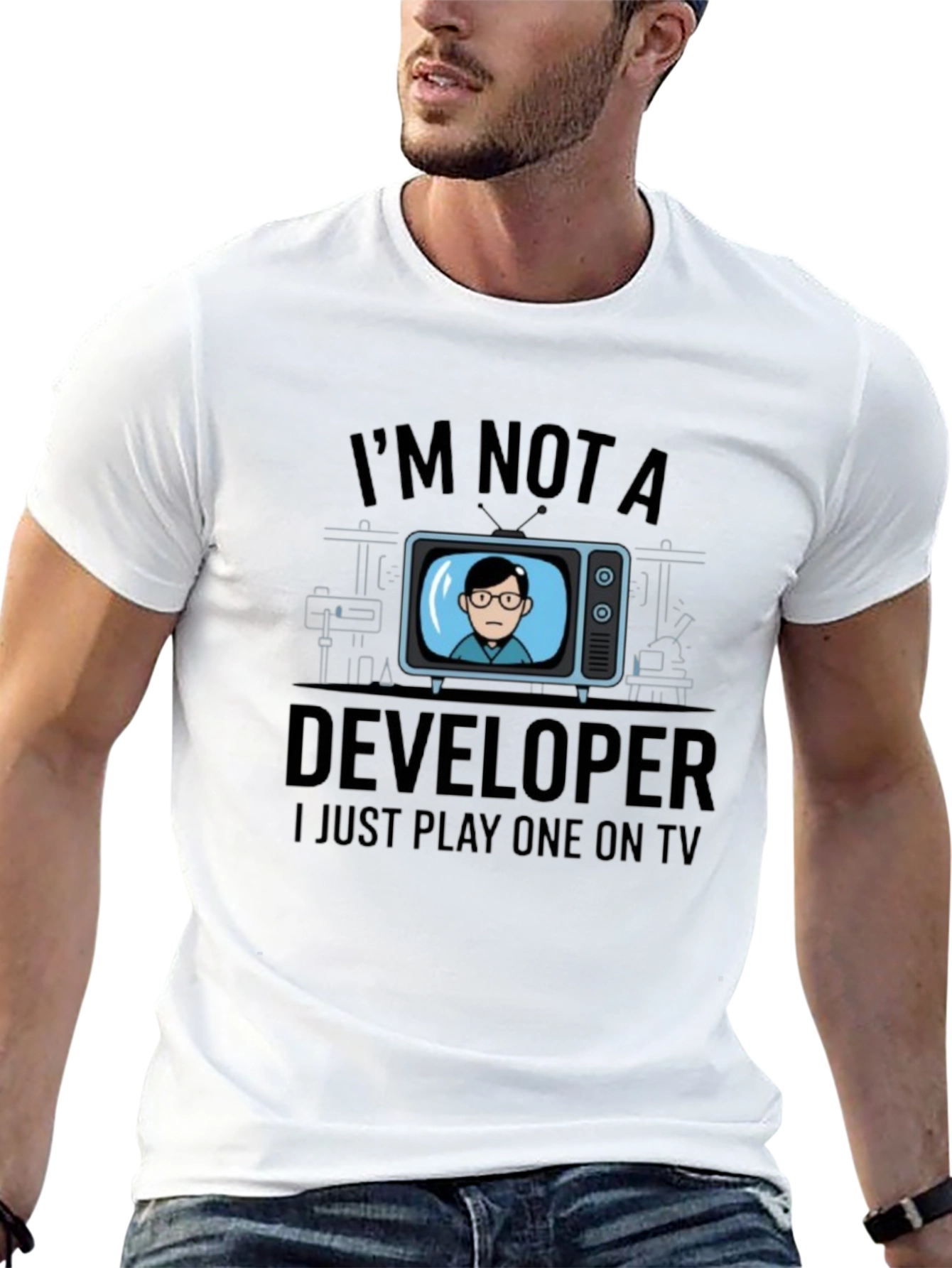 Im Not A Developer T-Shirt - Funny Programmer Tee