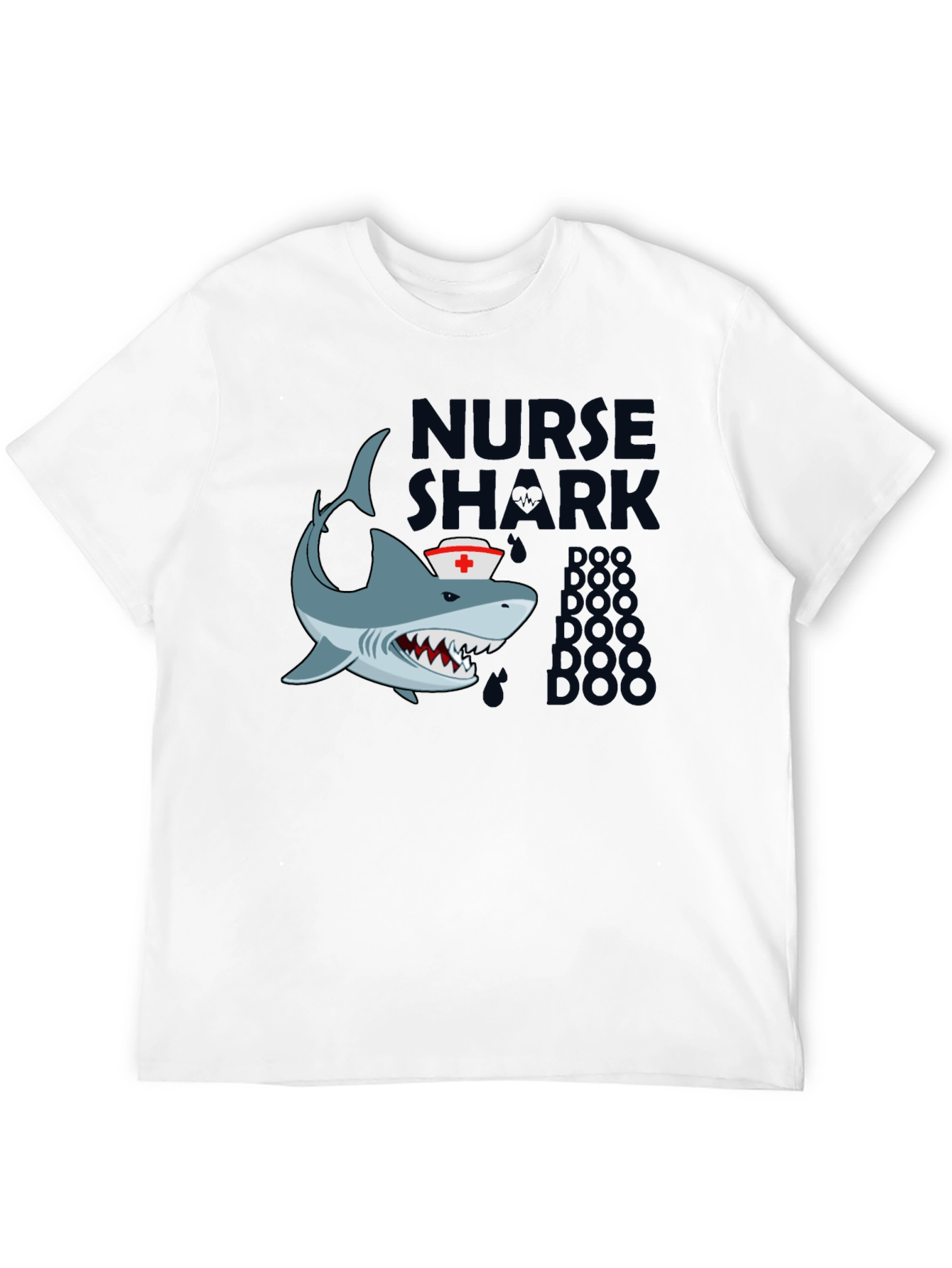 Nurse Shark Doo Doo T-Shirt - Black