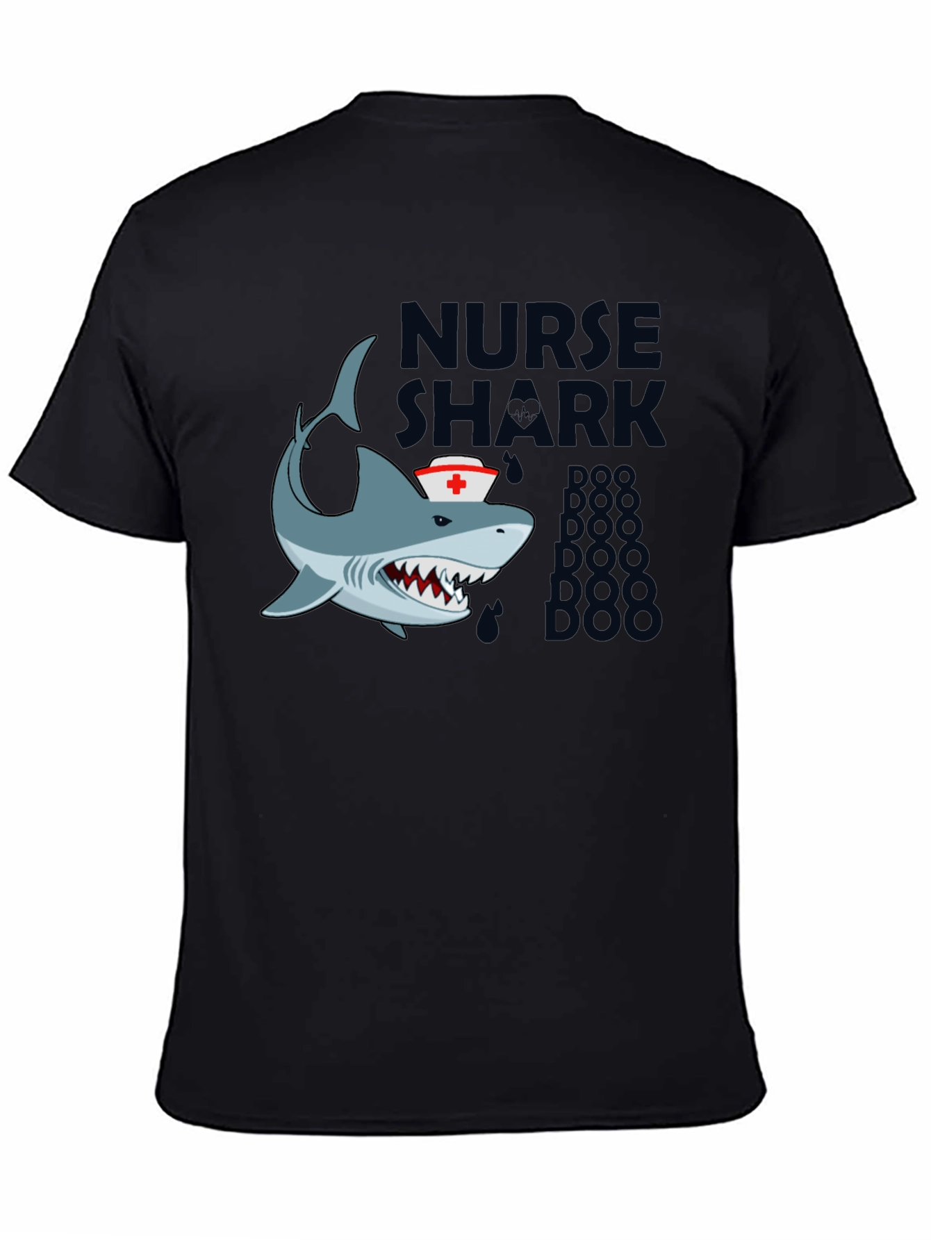 Nurse Shark Doo Doo T-Shirt - Black