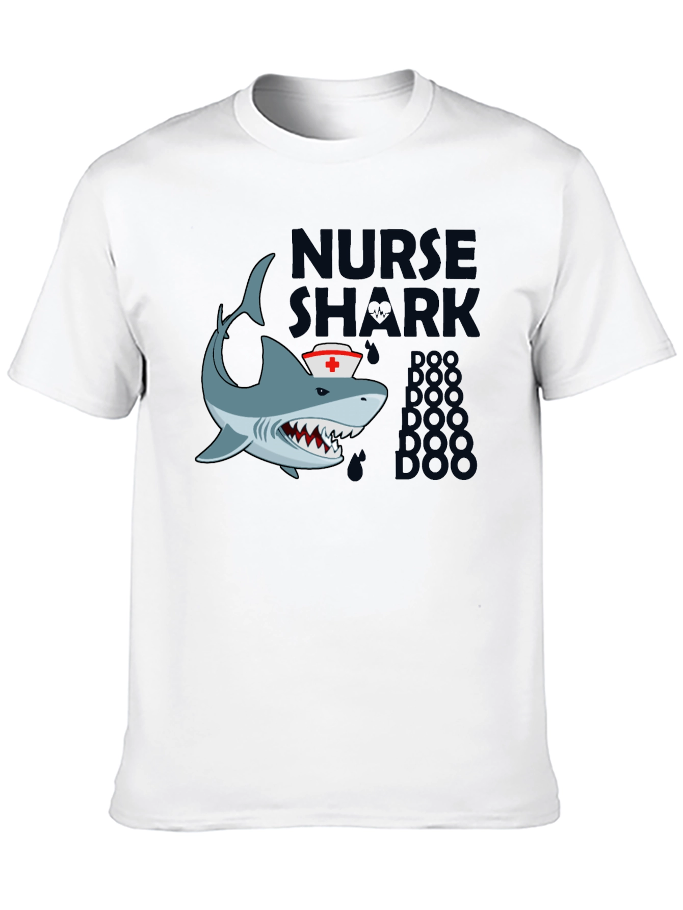 Nurse Shark Doo Doo T-Shirt - Black