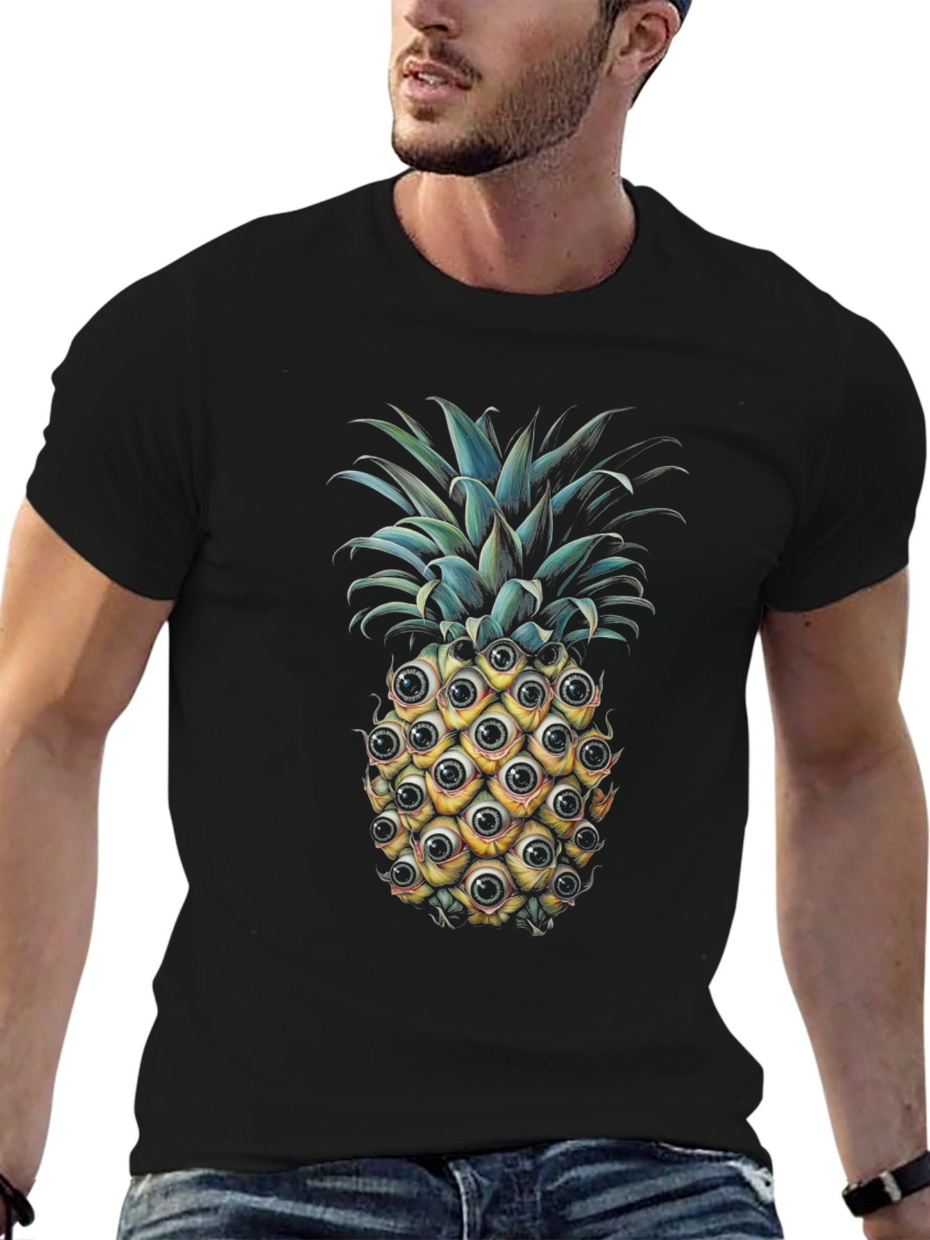 Eye-Catching Pineapple Graphic Tee