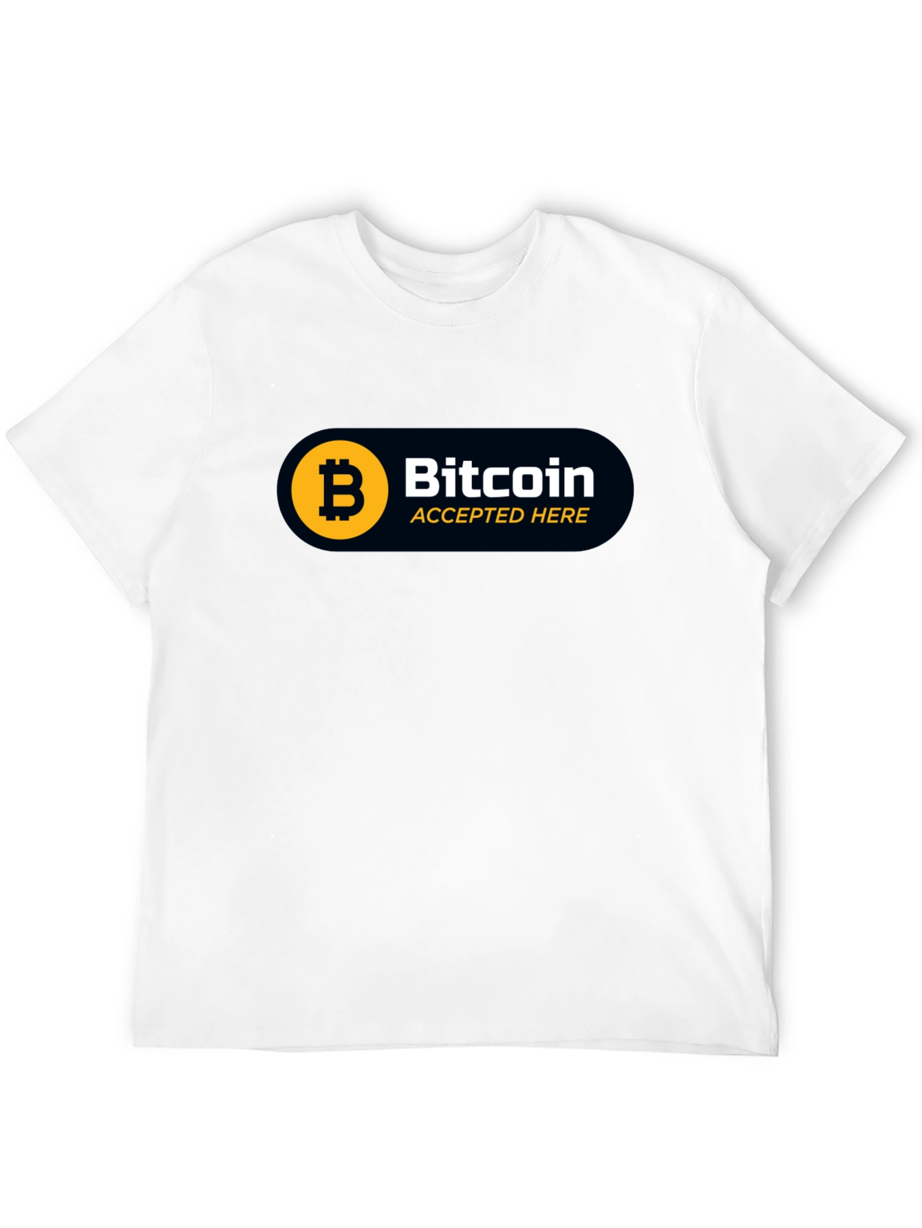 Bitcoin Accepted Here Graphic Tee