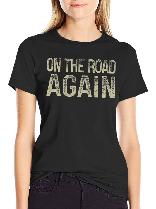 On The Road Again Graphic Tee - Vintage Style