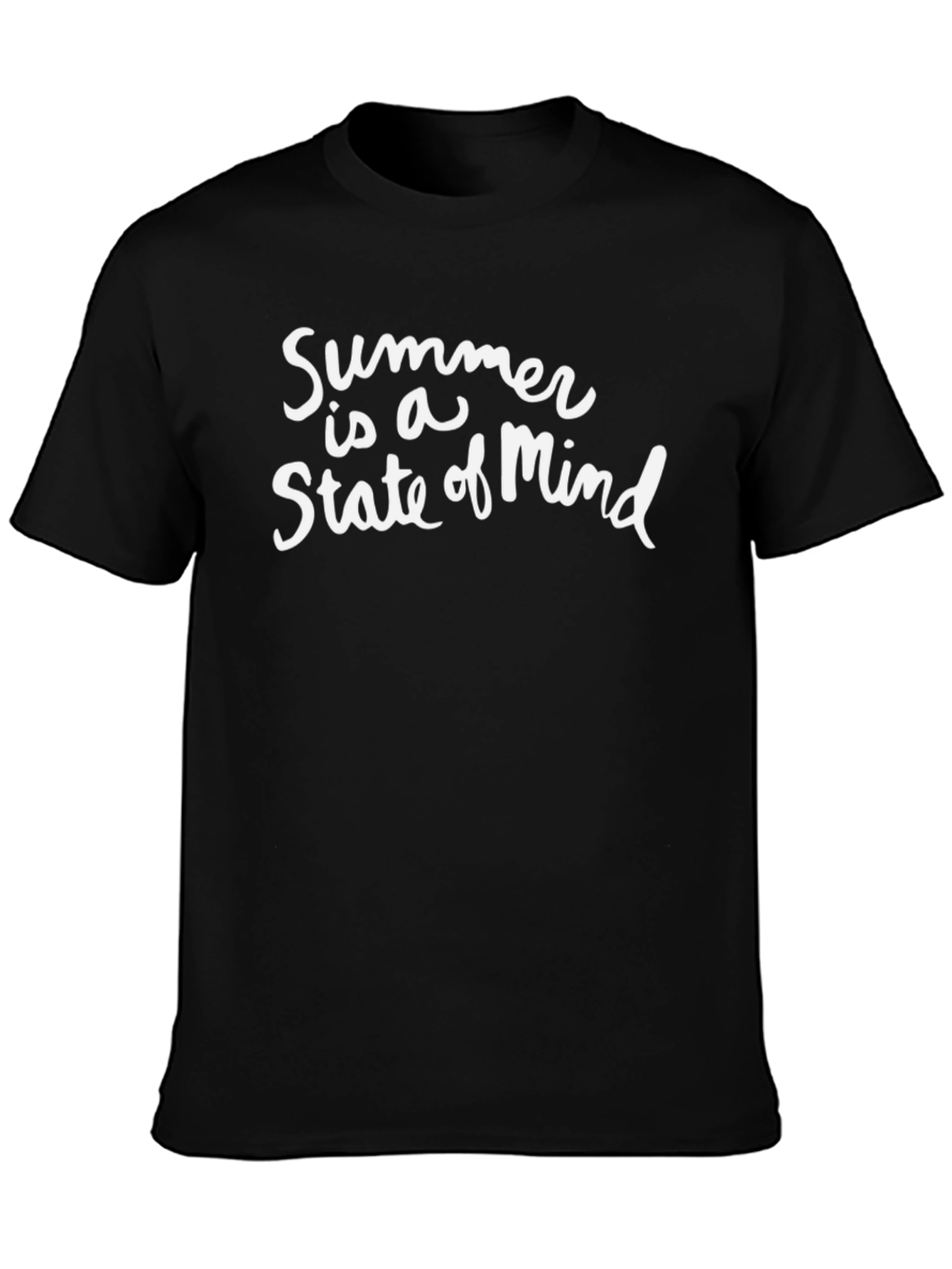 Summer State of Mind Graphic Tee - Black
