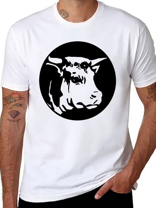 Bull Graphic Black T-Shirt