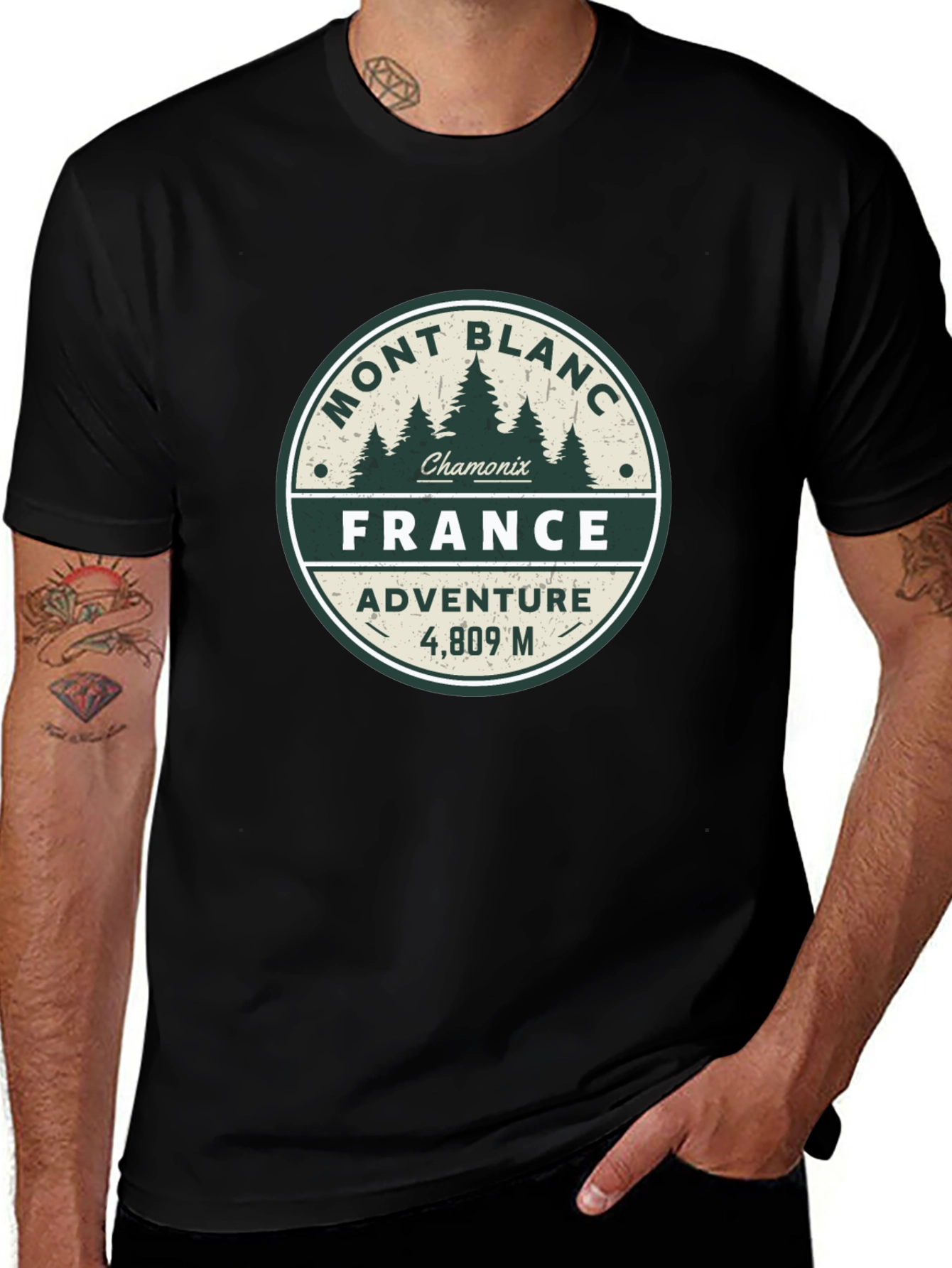 Mont Blanc France Adventure T-Shirt