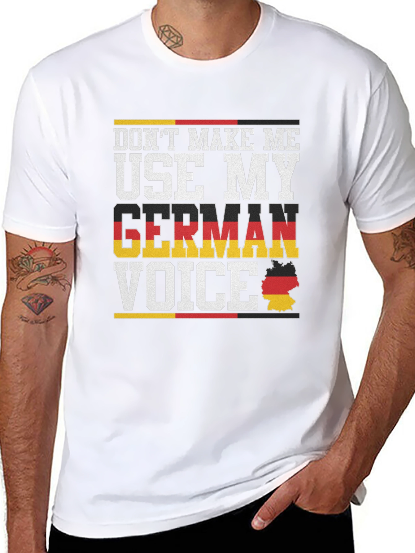 Dont Make Me Use My German Voice T-Shirt