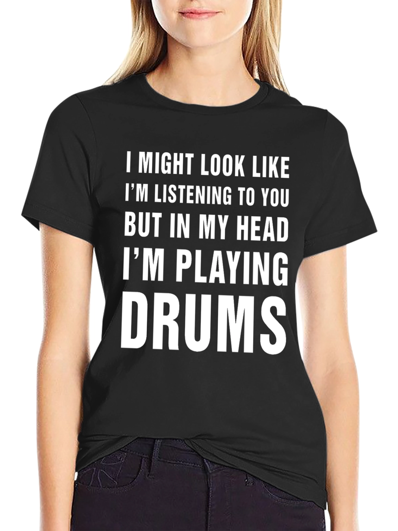 Funny Drummer T-Shirt - Im Playing Drums
