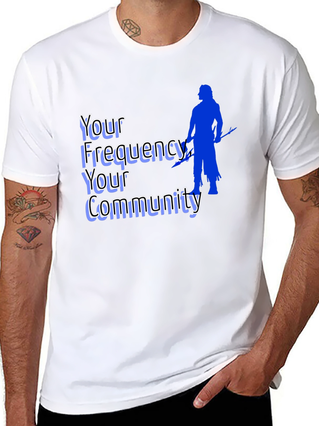 Frequency Community Graphic Tee - Black