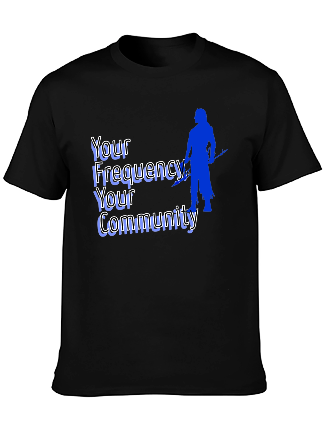 Frequency Community Graphic Tee - Black