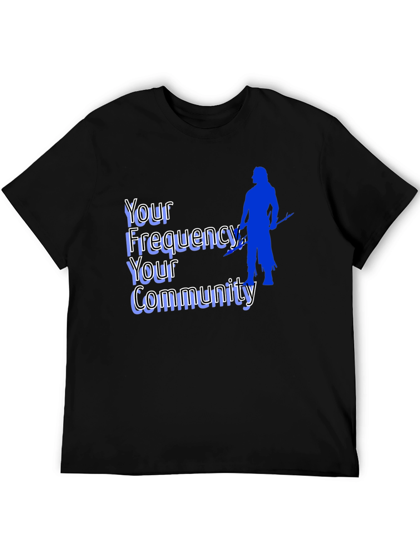 Frequency Community Graphic Tee - Black