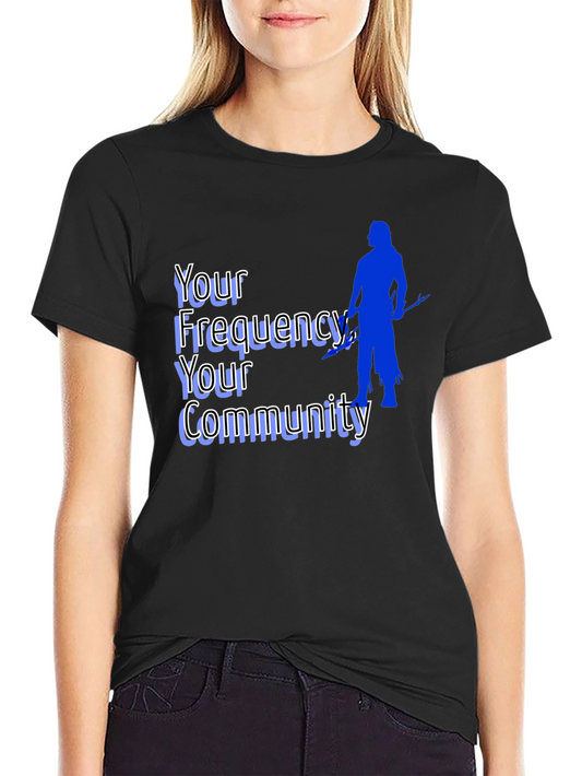 Frequency Community Graphic Tee - Black