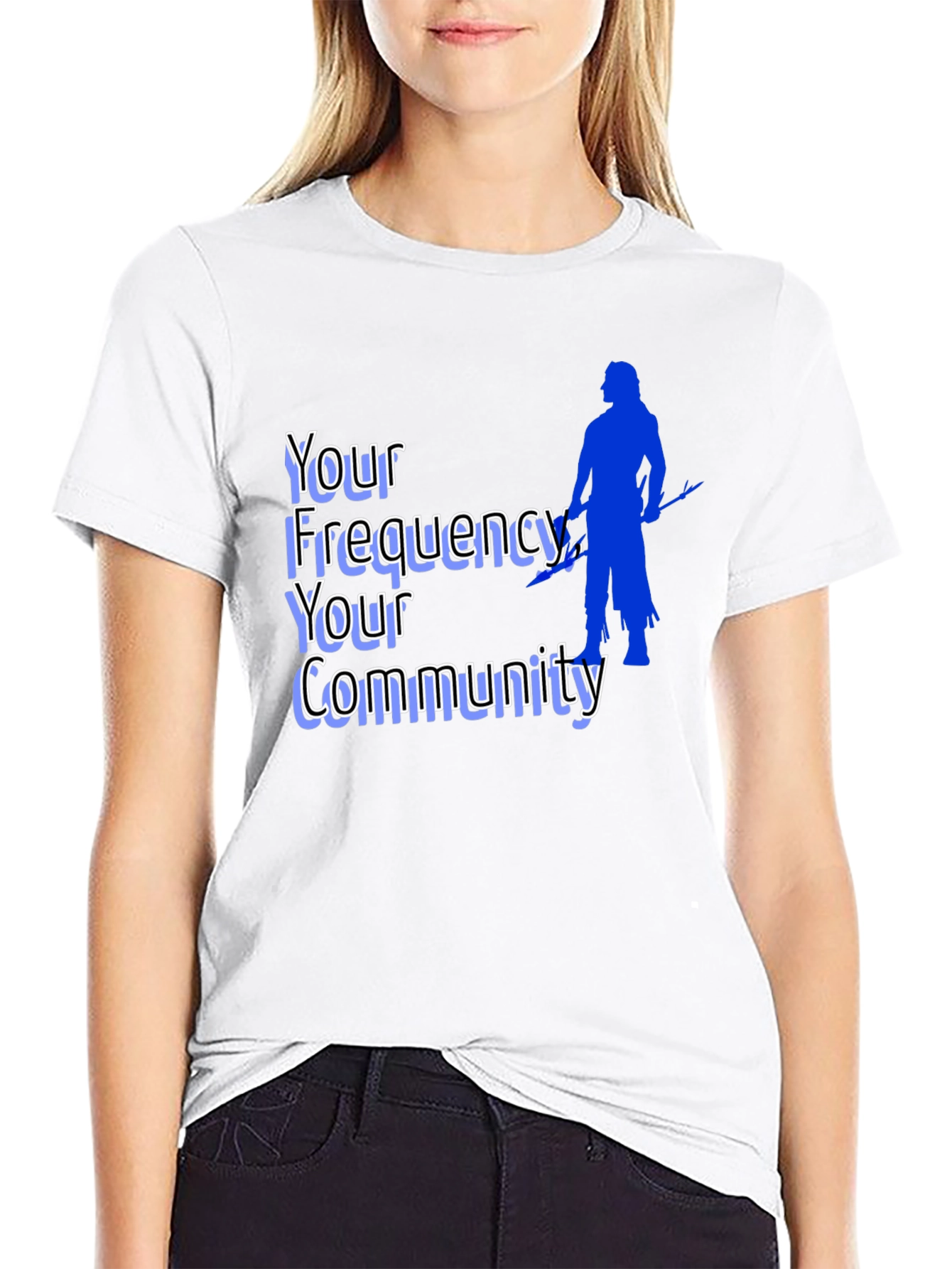 Frequency Community Graphic Tee - Black