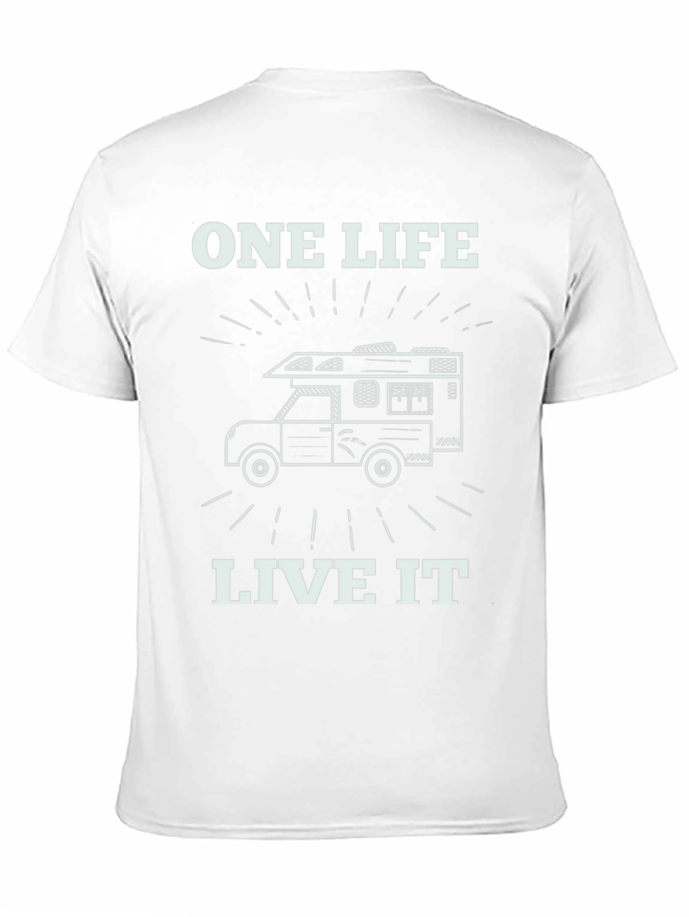 One Life Live It Camper Van Graphic T-Shirt