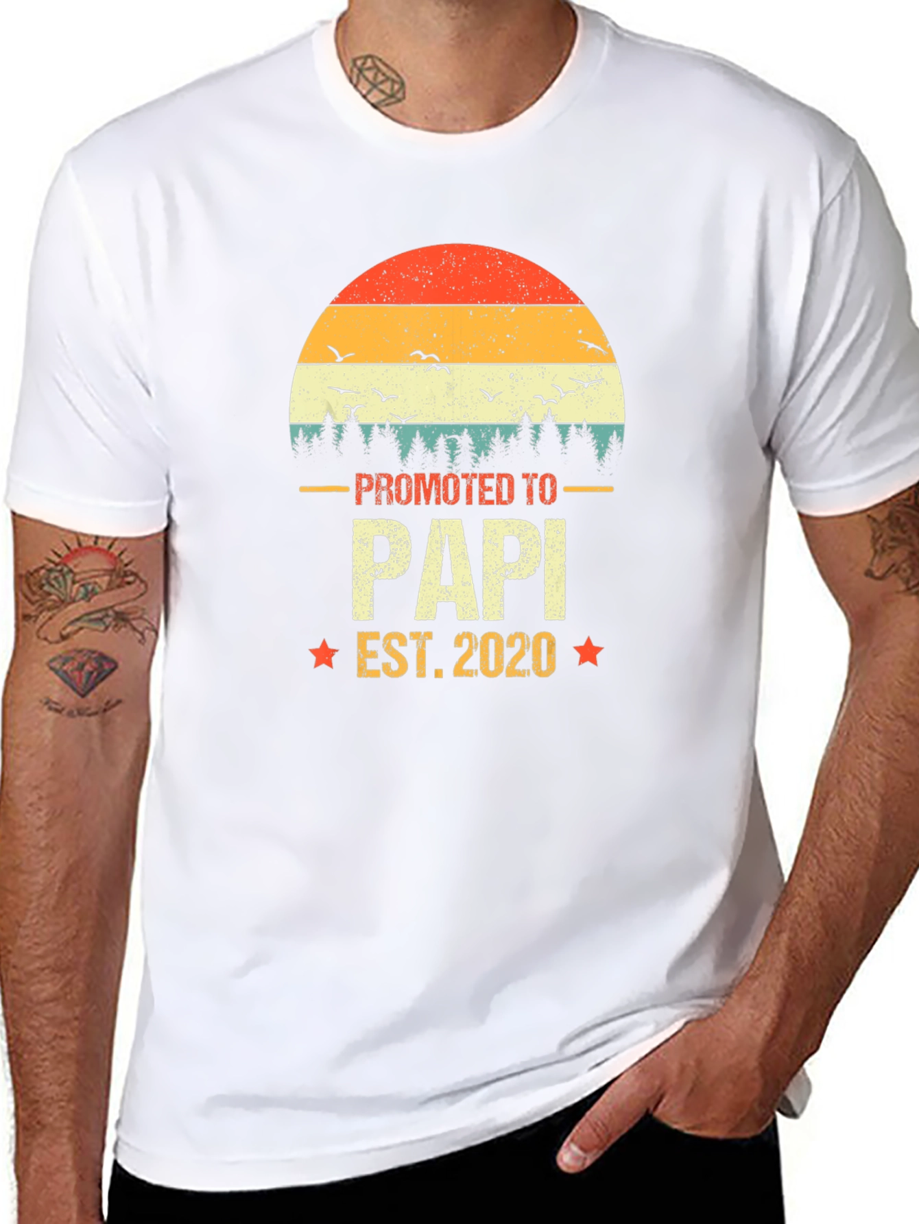 Promoted to Papi 2020 Mens T-Shirt