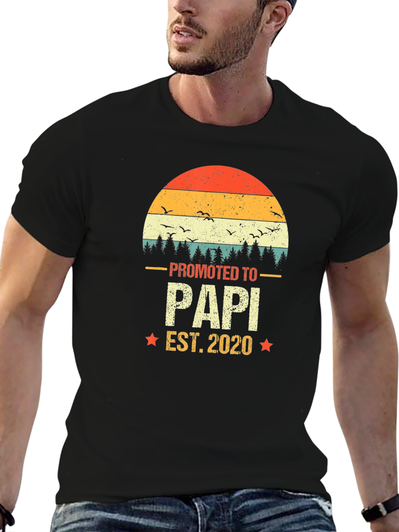Promoted to Papi 2020 Mens T-Shirt