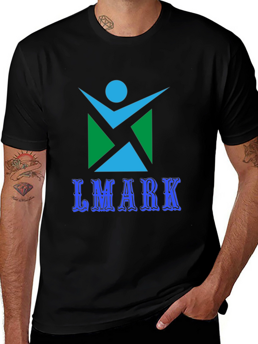 Lmark Graphic Print Black T-Shirt