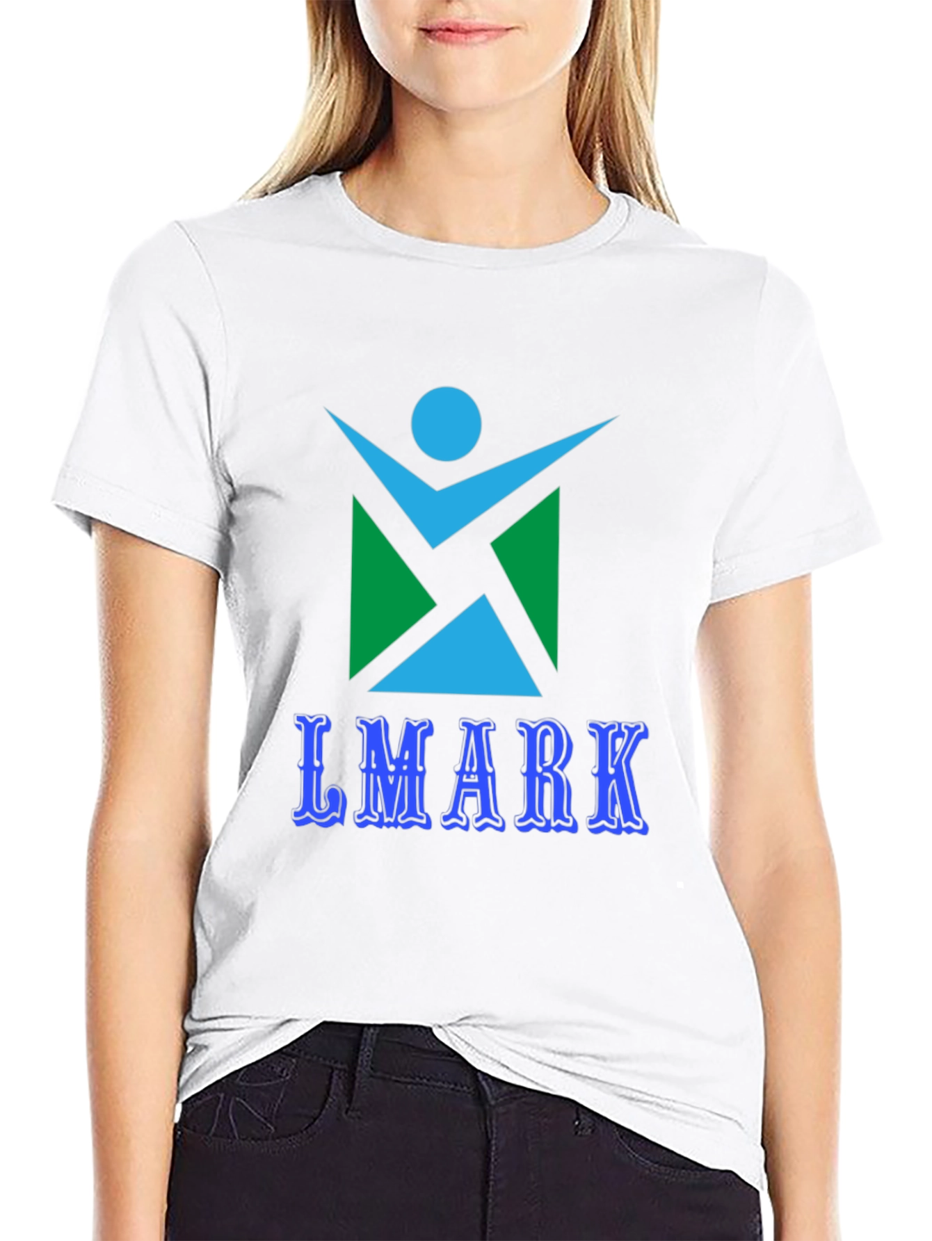 Lmark Graphic Print Black T-Shirt