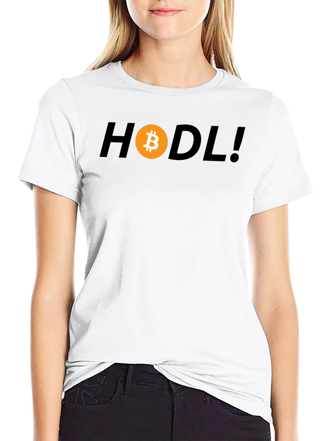 HODL Bitcoin Crypto T-Shirt - Black