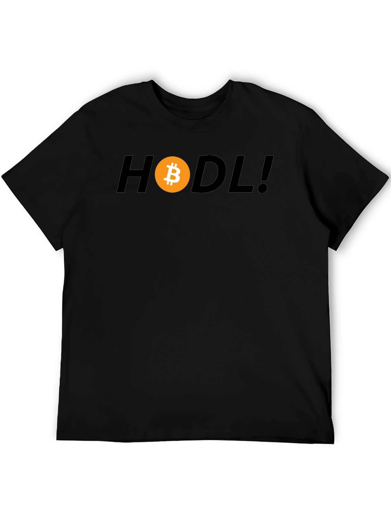 HODL Bitcoin Crypto T-Shirt - Black
