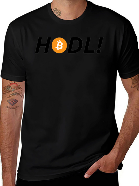 HODL Bitcoin Crypto T-Shirt - Black