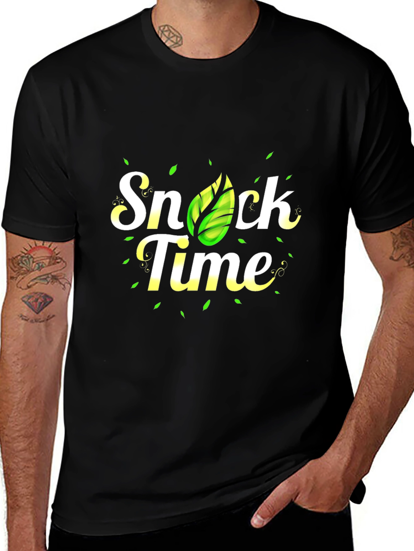 Snack Time Graphic T-Shirt - Casual & Comfortable