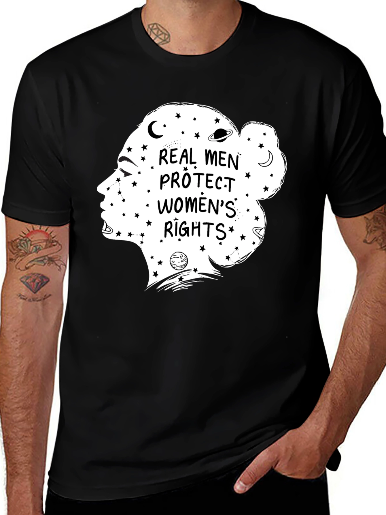 Real Men Protect Womens Rights Graphic Tee