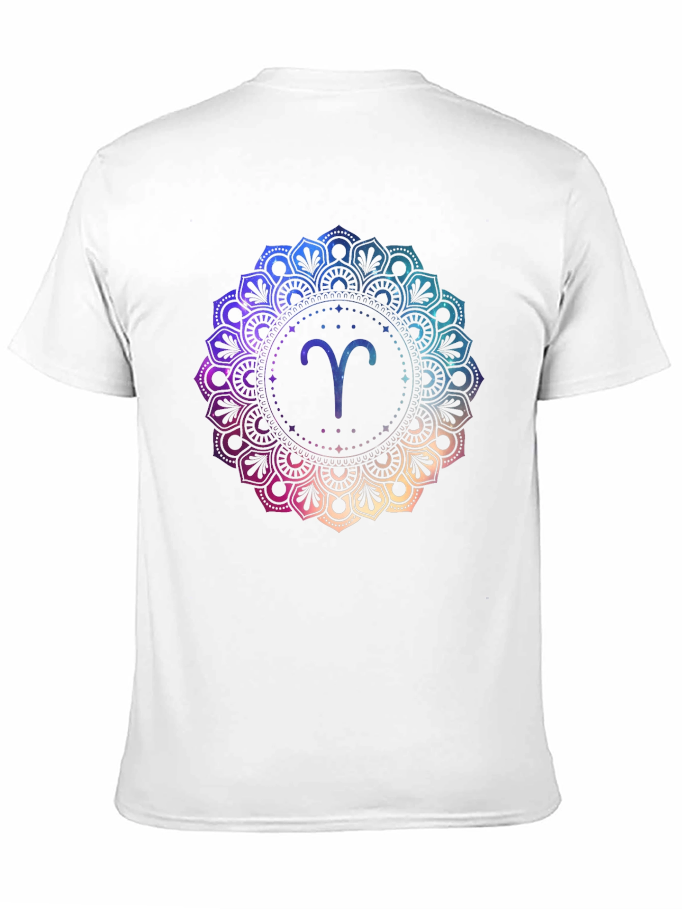 Aries Zodiac Mandala Graphic T-Shirt