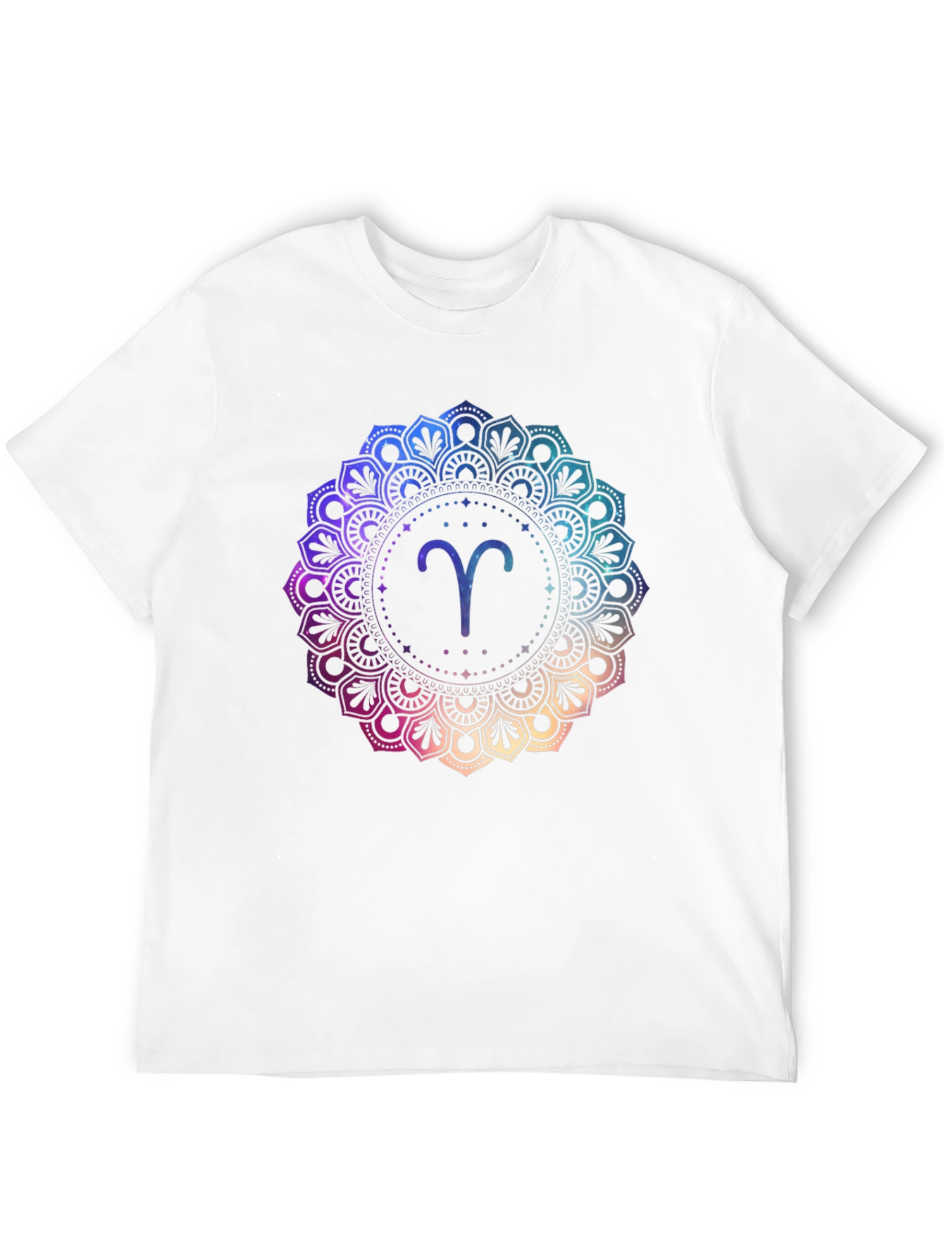 Aries Zodiac Mandala Graphic T-Shirt