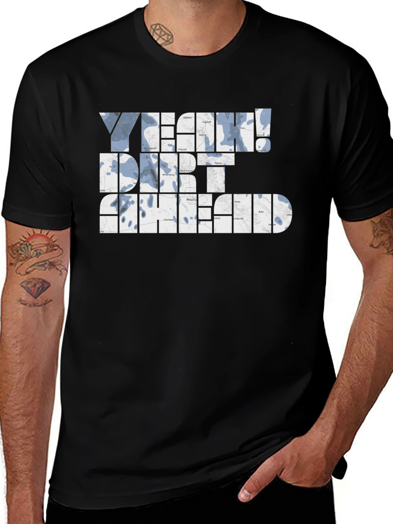Yeah! Dirt Ahead Graphic T-Shirt