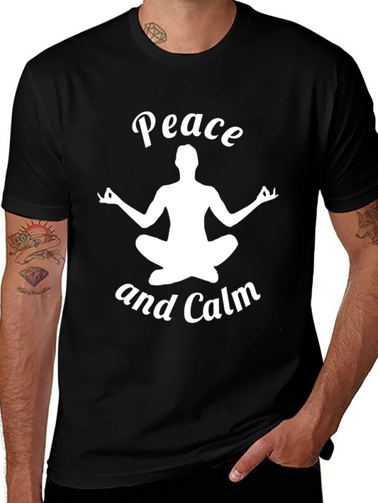 Peace and Calm Yoga Meditation T-Shirt