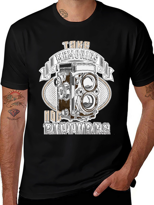 Vintage Camera Graphic T-Shirt - Take Memories