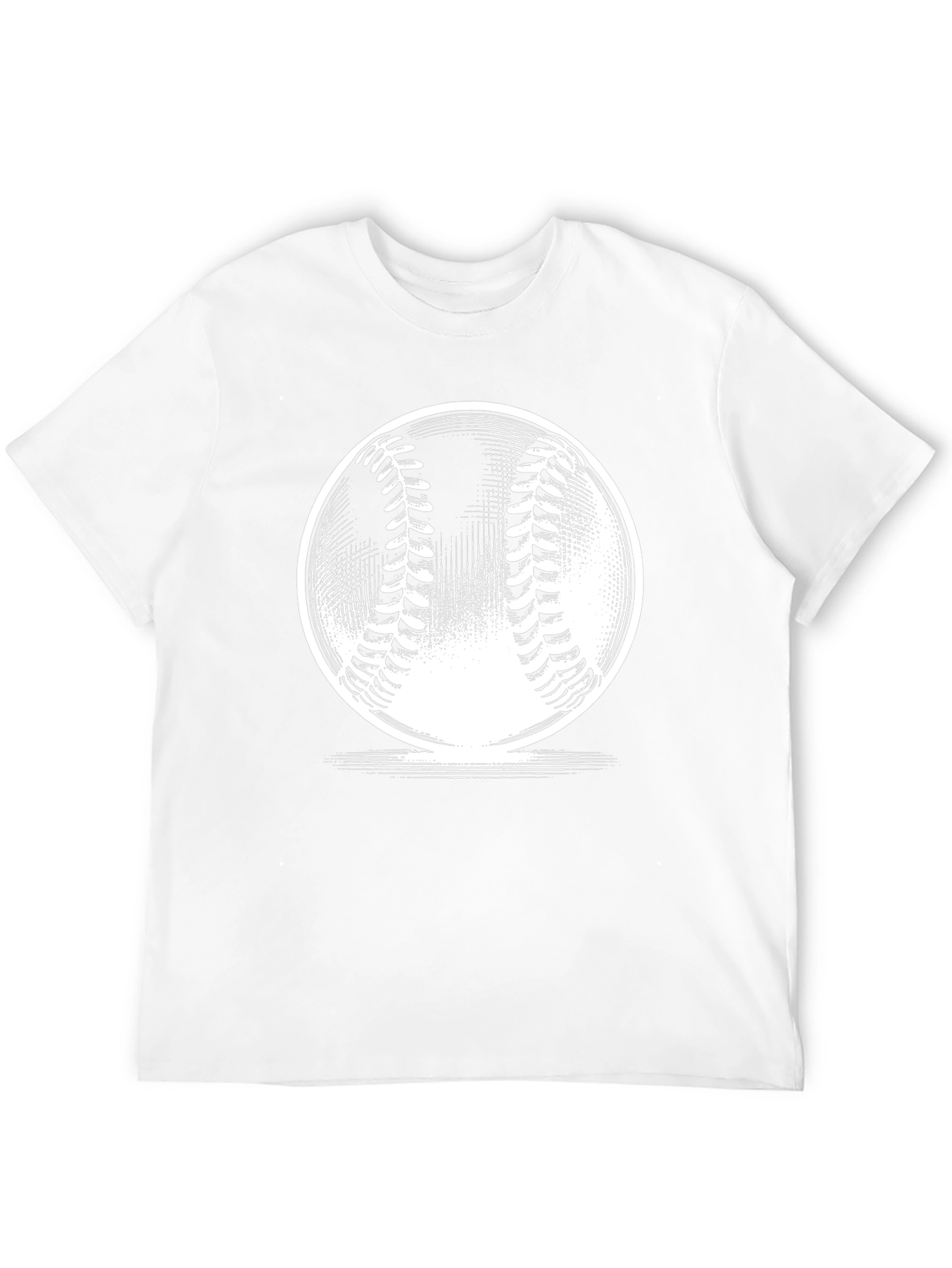 Baseball Graphic Tee - Classic Black Cotton
