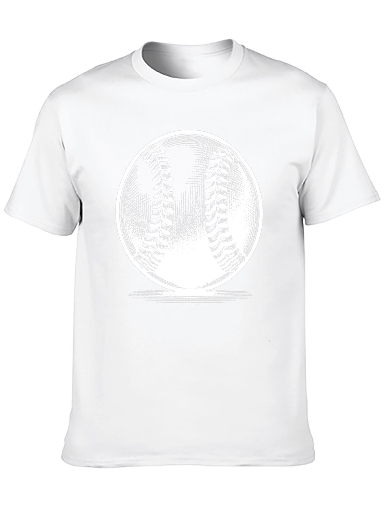 Baseball Graphic Tee - Classic Black Cotton