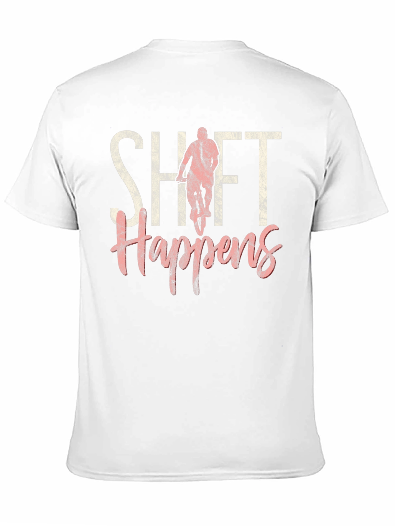 Shift Happens Graphic T-Shirt - Biker Tee