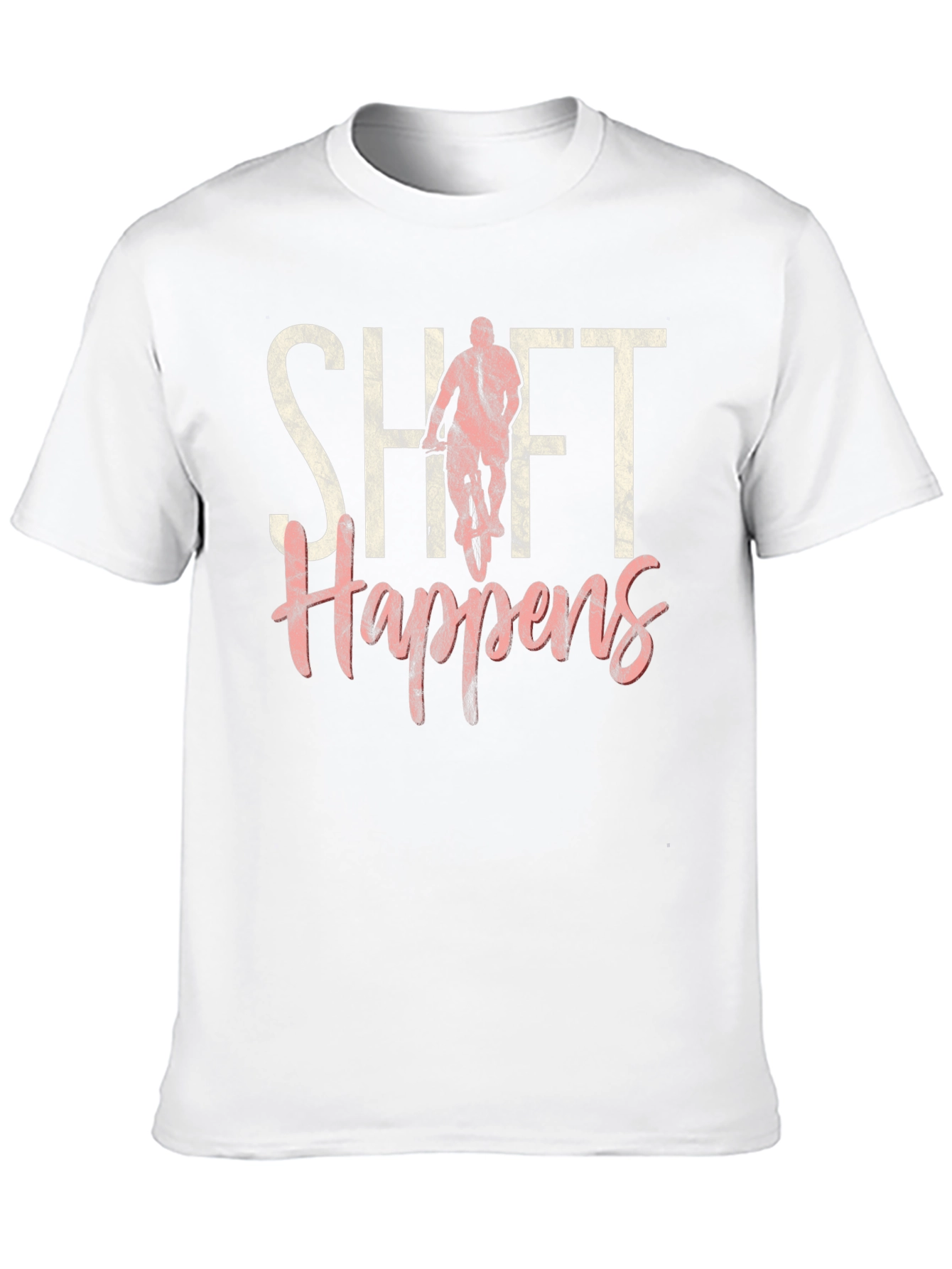 Shift Happens Graphic T-Shirt - Biker Tee