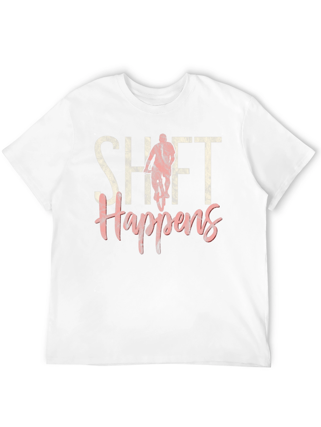 Shift Happens Graphic T-Shirt - Biker Tee